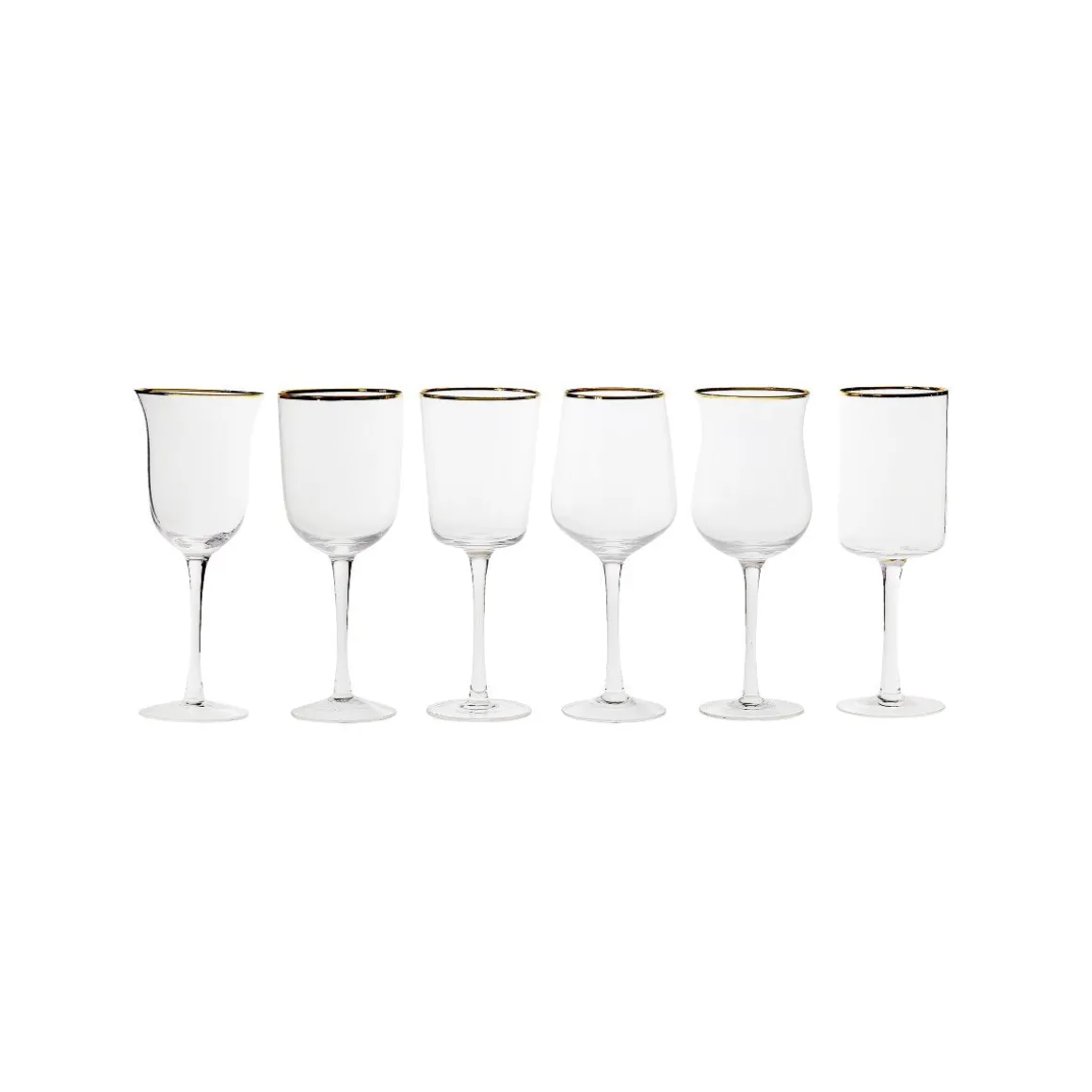 Set 6 Calici Forme Assortite