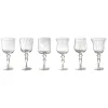 Set 6 Calici Forme Assortite - Texture Trasparente