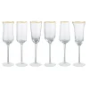 Set 6 Flute Forme Assortite